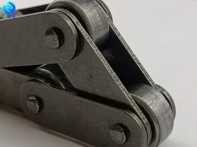 Corrente transportadora de placa lateral reta de passo duplo série B